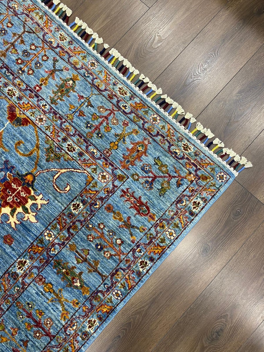 El Dokuma Sultani Halı indigo