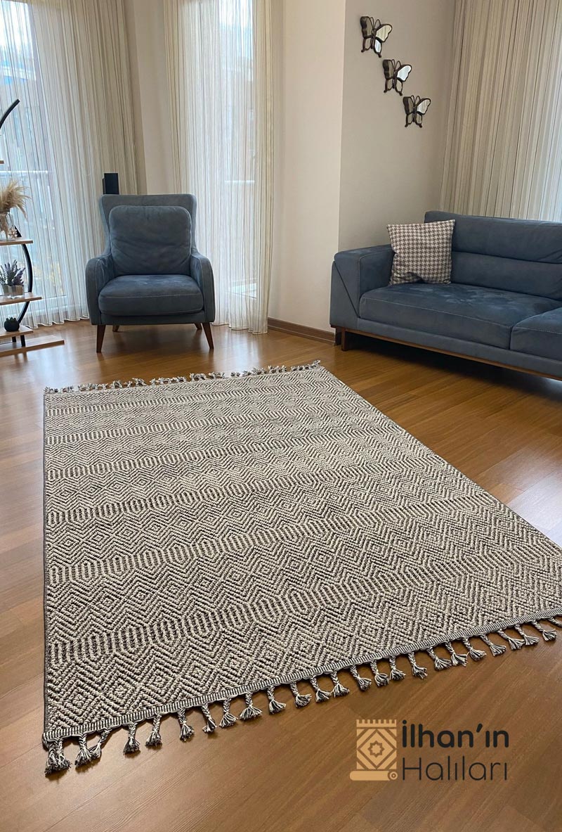Eko Halı Soho Serisi Makine Halısı 80x150 SH 01 GRI