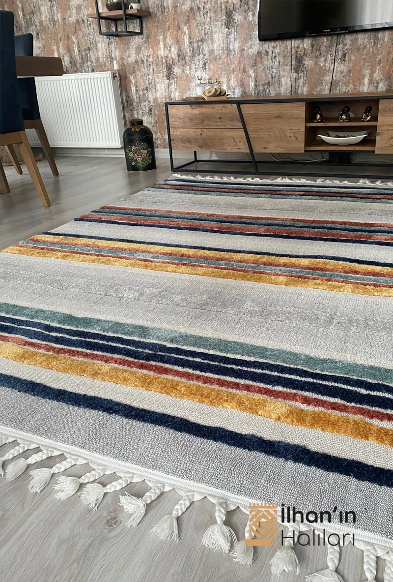 Eko Halı Terazzo serisi makine halısı 80x150 TRZ 02 Multy