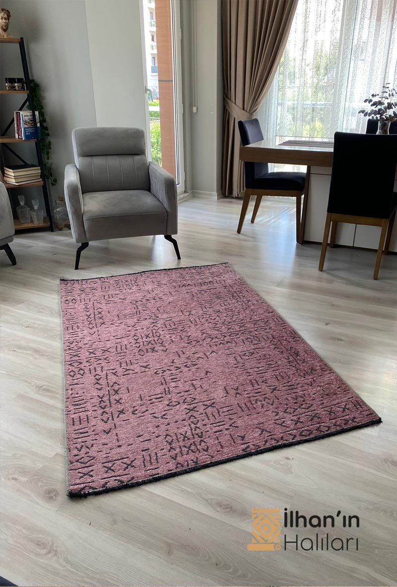 Bilens Noa Serisi Kilim 80x150 Pembe