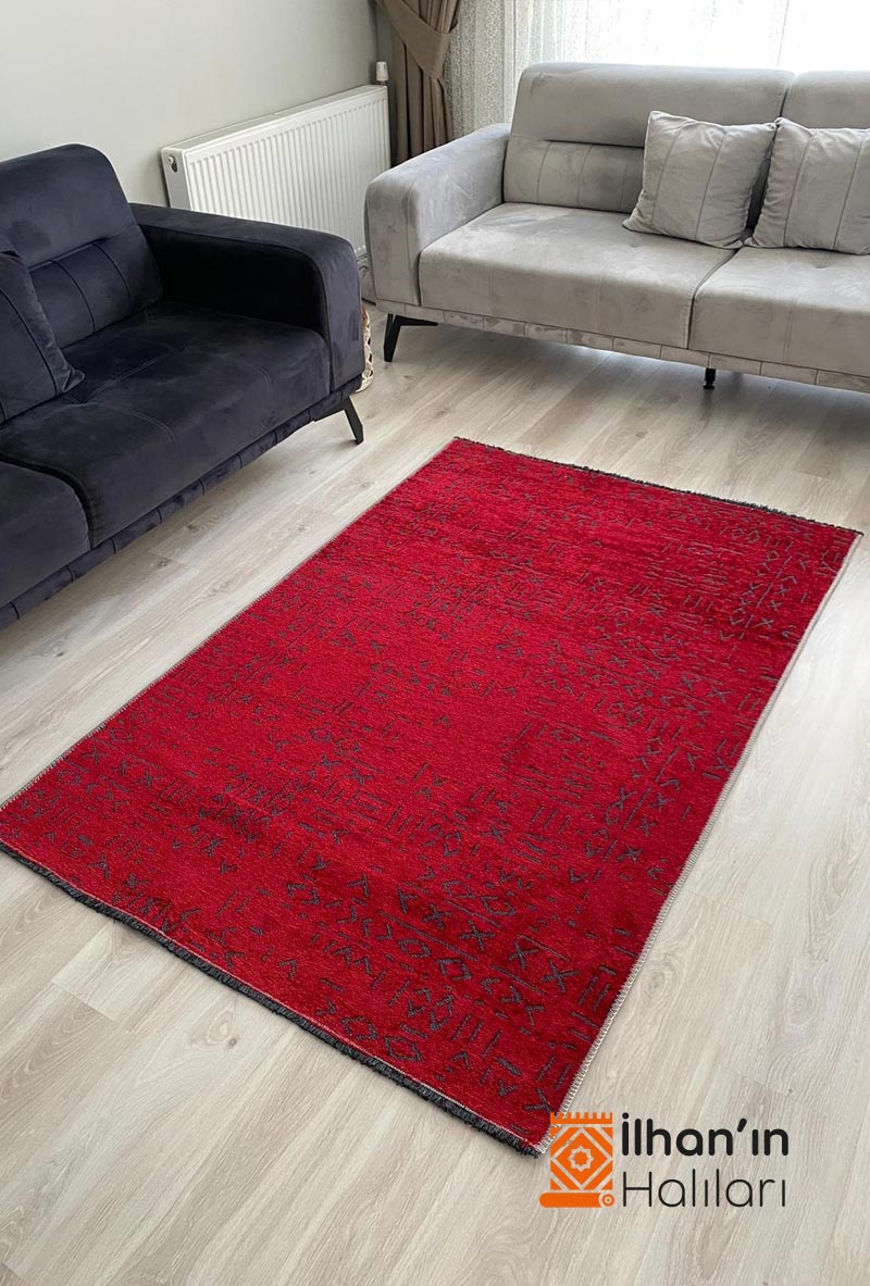 Bilens Noa Serisi Kilim 80x150 Kırmızı